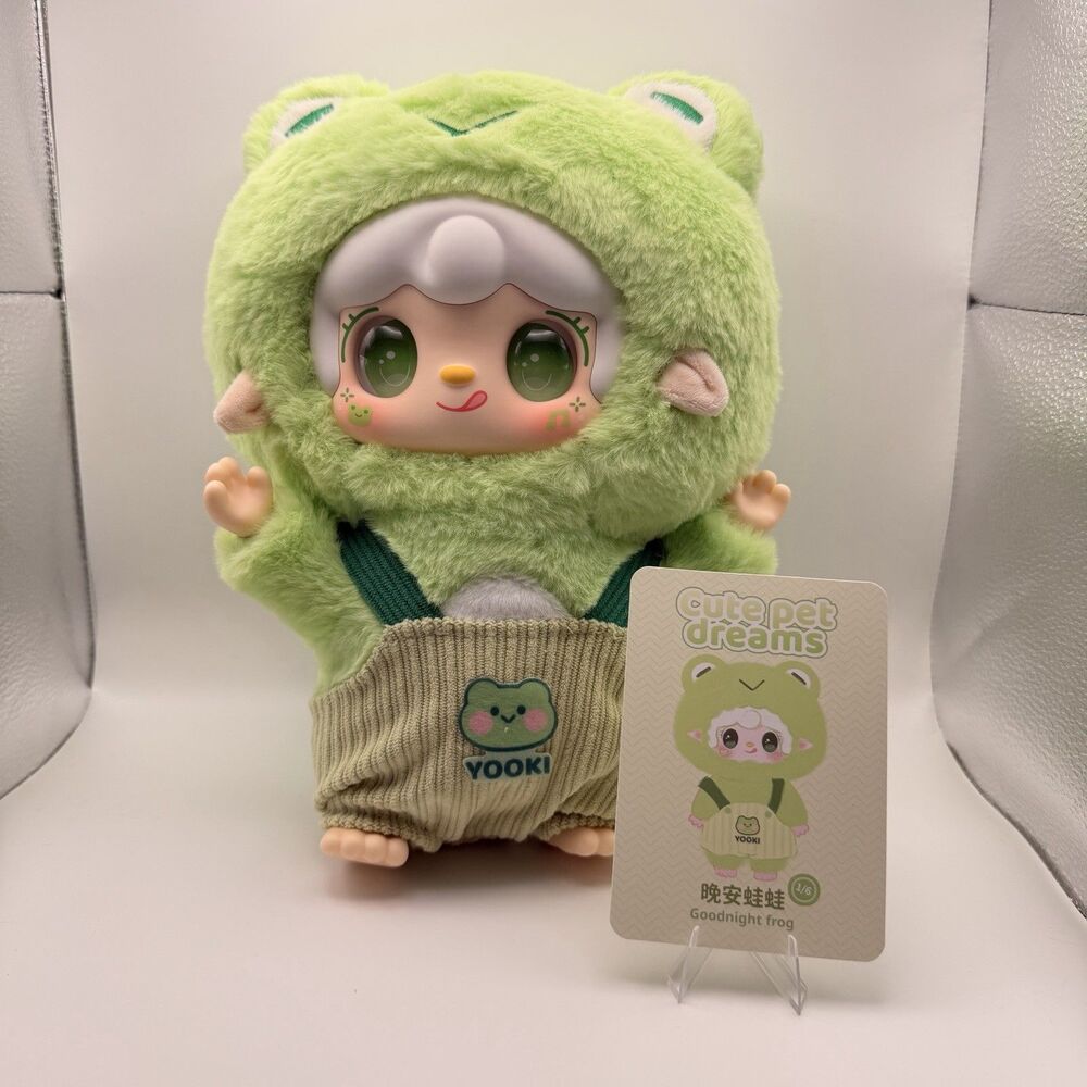 Yooki Cute Pet Dreams 400% Daydream Goodnight Frog plush